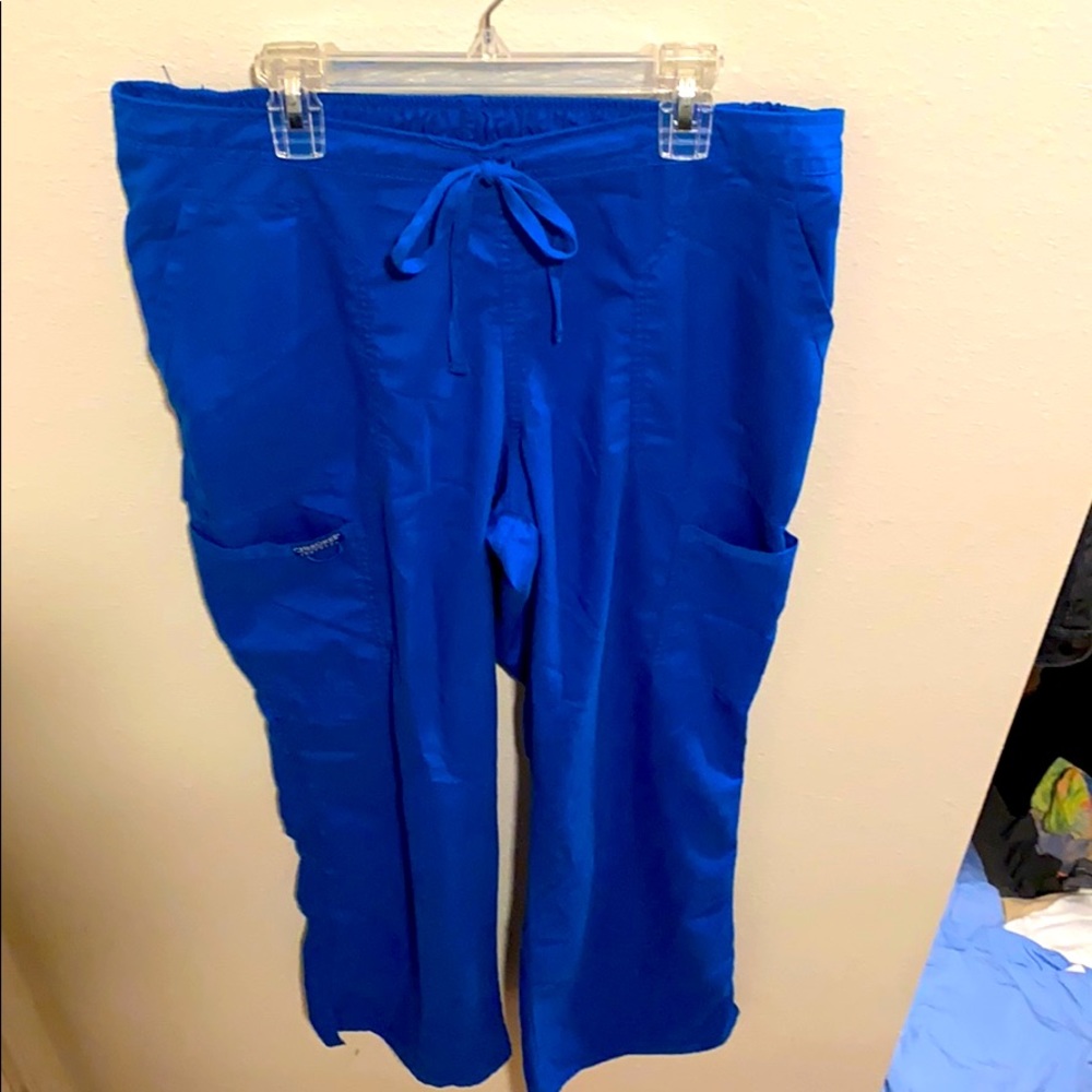 Royal Blue Cherokee Scrub Pants (size L)